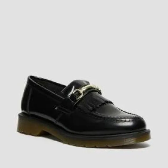 NWOB Dr. Martens Adrian Snaffle Smooth Leather Kiltie Loafers US W7/M6