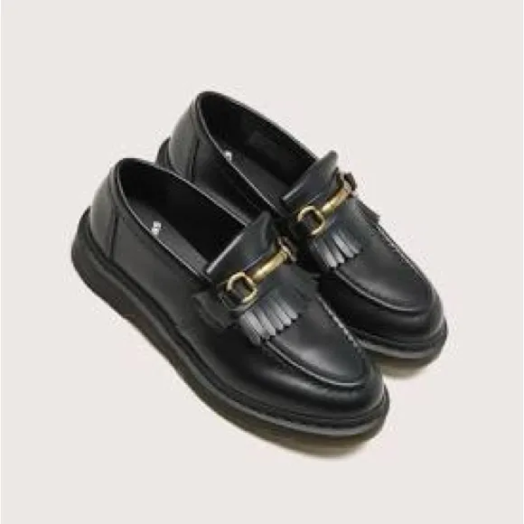 NWOB Dr. Martens Adrian Snaffle Smooth Leather Kiltie Loafers US W7/M6