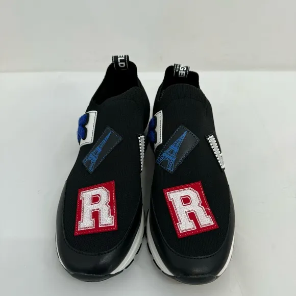 NWOB KARL LAGERFELD PARIS Women Meadow Graphic Slip-On Sneakers Size 9.5