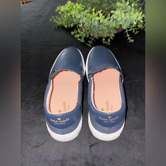 NWOB Kate Spade Aleta Scalloped Slip-on Sneakers