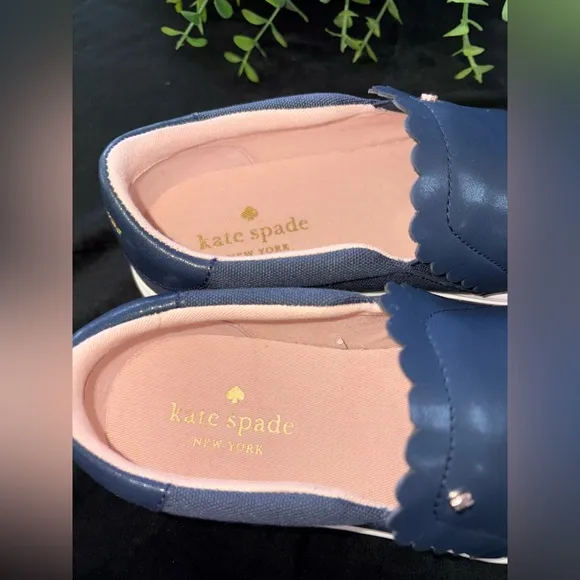 NWOB Kate Spade Aleta Scalloped Slip-on Sneakers