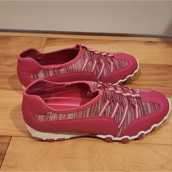 NWOT CVSPORT Comfortview Tory pink and white slip on sneakers 8.5M