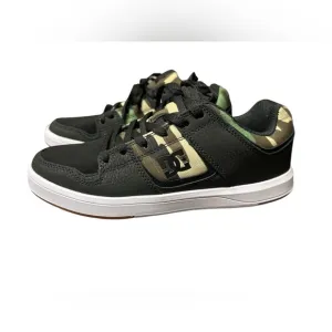 NWOT DC Black and Camo Sneakers