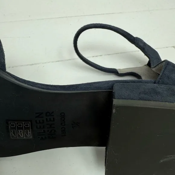 NWOT Eileen Fisher Navy Suede Women's Shoes