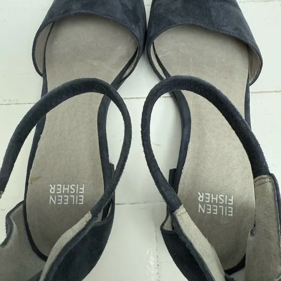 NWOT Eileen Fisher Navy Suede Women's Shoes