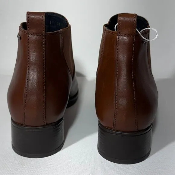 NWOT GEOX Respire Brown Ankle Boots - Size 9 1/2