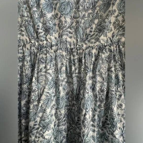 NWOT HYACINTH HOUSE Blue and White Floral Tiered Teresa Maxi Dress | Tuckernuck