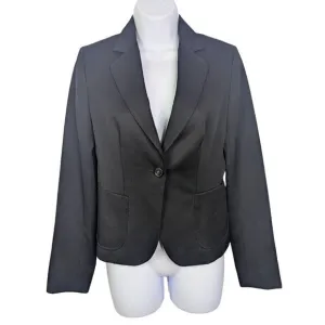 NWOT J Crew | VTG Womens 4 Made in Japan Black 100% Wool Blazer Office Career