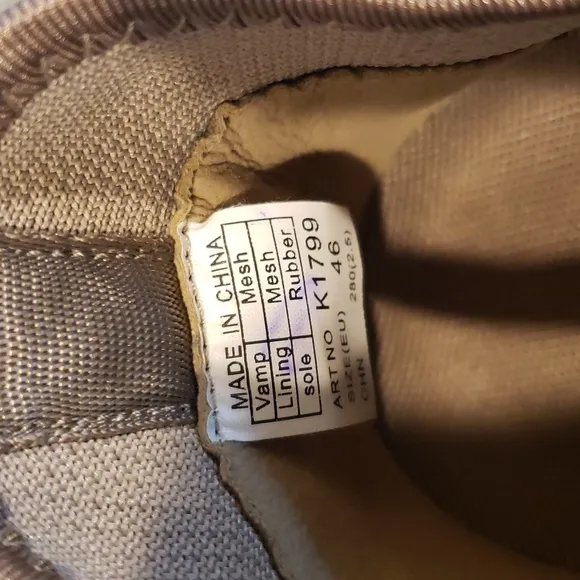 NWOT Love Brand Mesh &amp; Rubber Sneakers