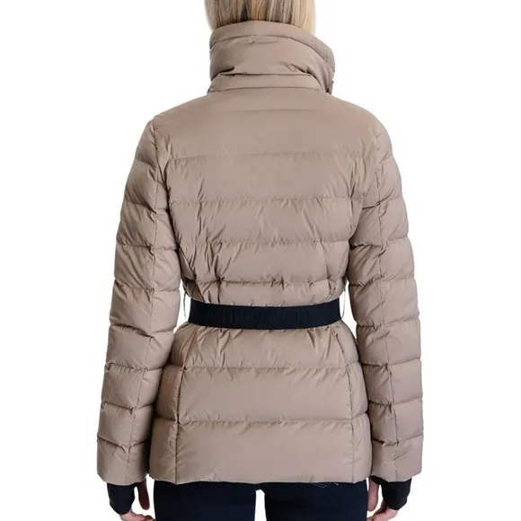 NWOT Michael Kors Asymmetrical Belted Packable Down Puffer Coat