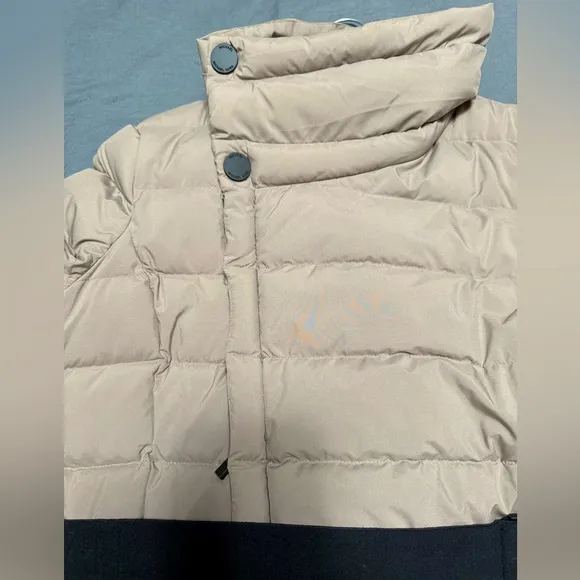 NWOT Michael Kors Asymmetrical Belted Packable Down Puffer Coat