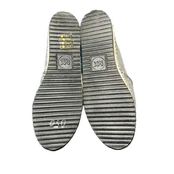 NWOT Michael Kors Peep Toe Sparkle Espadrilles, Size 7M