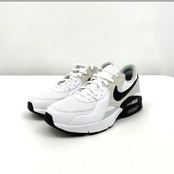 NWOT Nike Air Max Low Mesh Upper Lace Up White Black Sneakers US 8.5
