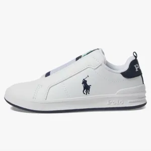 NWOT Polo Ralph Lauren Boys' Heritage Court II Slip-On‎ Sneakers Size 4