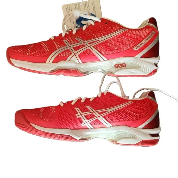 NWT Asics Mens Red Athletic Gel Cushioning Running Shoes Sneakers Size 11