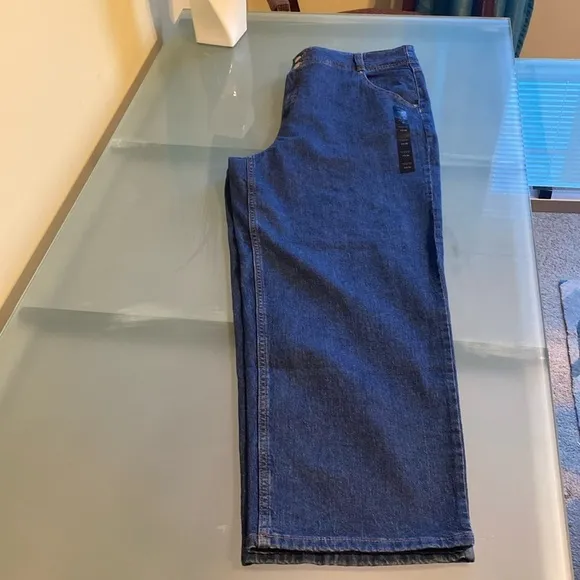 NWT Banana Republic Ultra High Rise Straight Jeans Dark Wash Size 18
