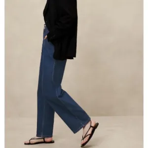 NWT Banana Republic Ultra High Rise Straight Jeans Dark Wash Size 18