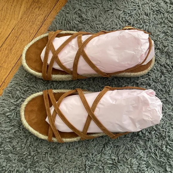 NWT Brochu Walker Dawson Espadrilles Whiskey Size 9