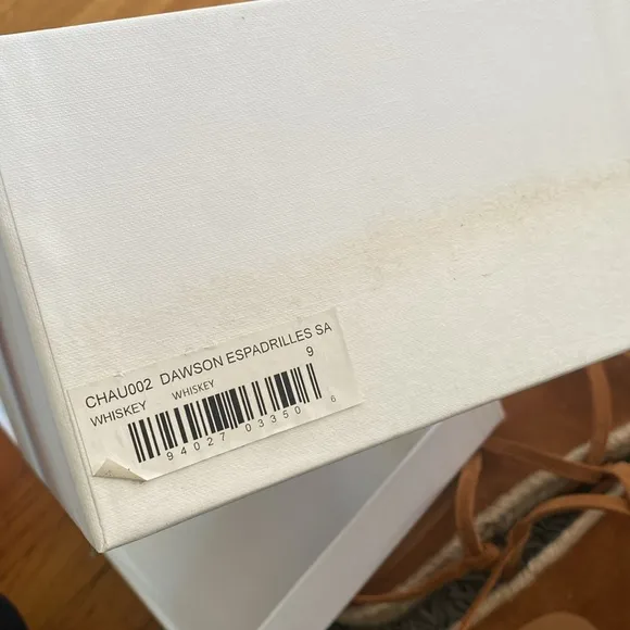 NWT Brochu Walker Dawson Espadrilles Whiskey Size 9