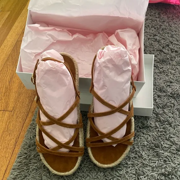 NWT Brochu Walker Dawson Espadrilles Whiskey Size 9