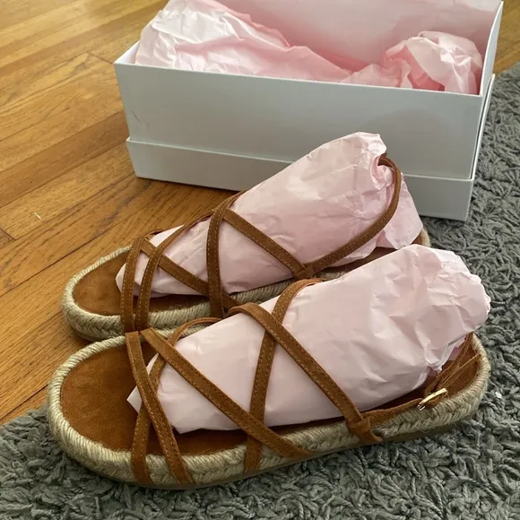 NWT Brochu Walker Dawson Espadrilles Whiskey Size 9