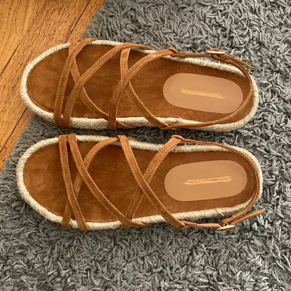 NWT Brochu Walker Dawson Espadrilles Whiskey Size 9