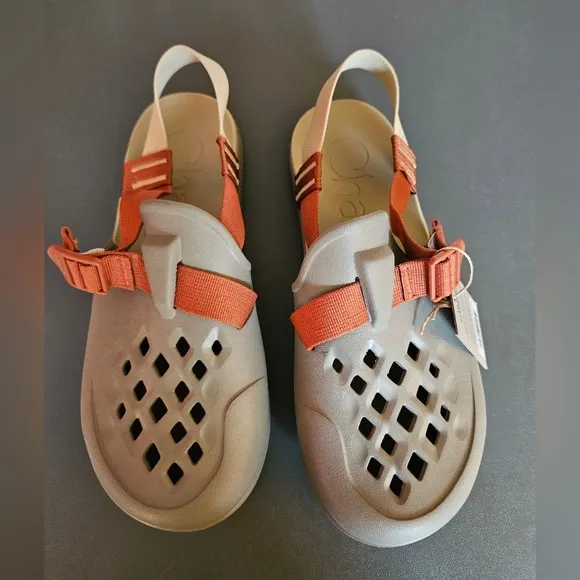 NWT Chaco Men's Chillos Clogs in Earth Brown Orange Sz 12