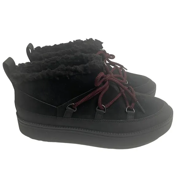 NWT Cole Haan Cloudfeel Snow Mini Boots Sz 6.5 Black