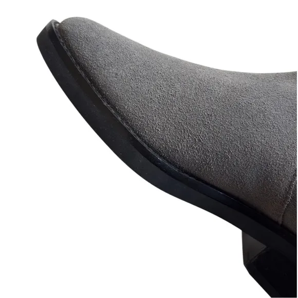NWT Cole Haan Waterproof Leather Ankle Boots Grey Size 5 1/2