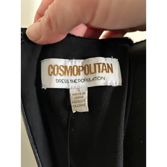 NWT Cosmopolitan Dress the Population Alana, Size Small