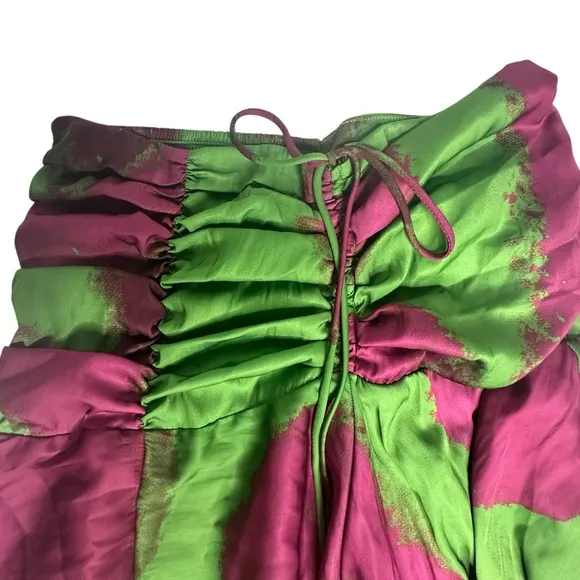 NWT Free People x House of AAMA Starry Eyes Handkerchief Midi Skirt m