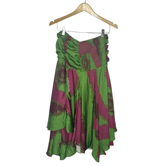 NWT Free People x House of AAMA Starry Eyes Handkerchief Midi Skirt m