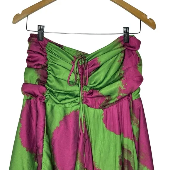 NWT Free People x House of AAMA Starry Eyes Handkerchief Midi Skirt m
