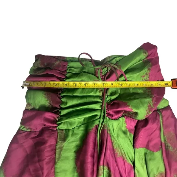NWT Free People x House of AAMA Starry Eyes Handkerchief Midi Skirt m