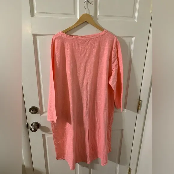 NWT Fresh Produce Catalina Pockets 100% Cotton Dress Peony 3X Made in USA