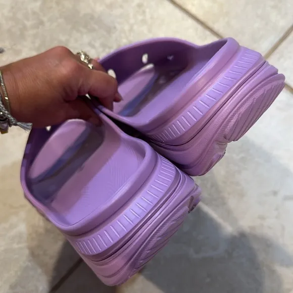 NWT! Hoka Ora Recovery Sandals Slides 13 Men’s Violet Bloom