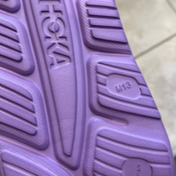 NWT! Hoka Ora Recovery Sandals Slides 13 Men’s Violet Bloom