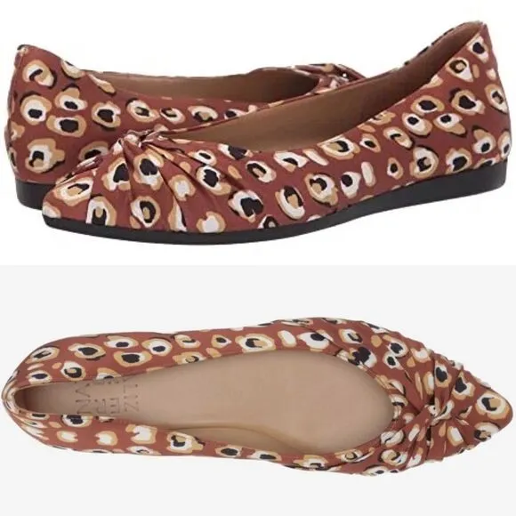 NWT Naturalizer Renata Pointed Flats in Leopard Print 7.5