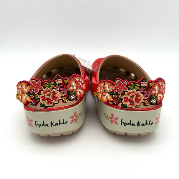 NWT New Frida Kahlo Classic Crocs Clogs Women's 11 Men's 9 Shoes Slides Sandals