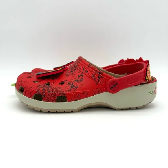 NWT New Frida Kahlo Classic Crocs Clogs Women's 11 Men's 9 Shoes Slides Sandals