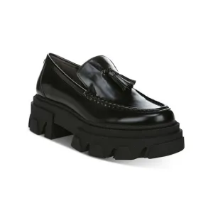 NWT SAM EDELMAN Womens Black Dandrea Slip On Leather Loafers 7 M