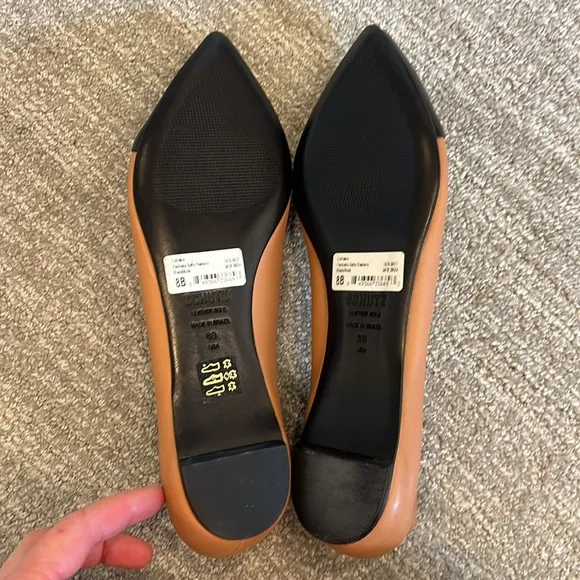 NWT Schutz Eufrasia Pointed Toe Flats