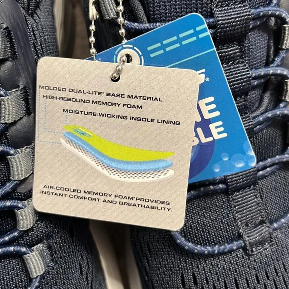 NWT Skechers Relaxed Fit sneakers Navy Blue