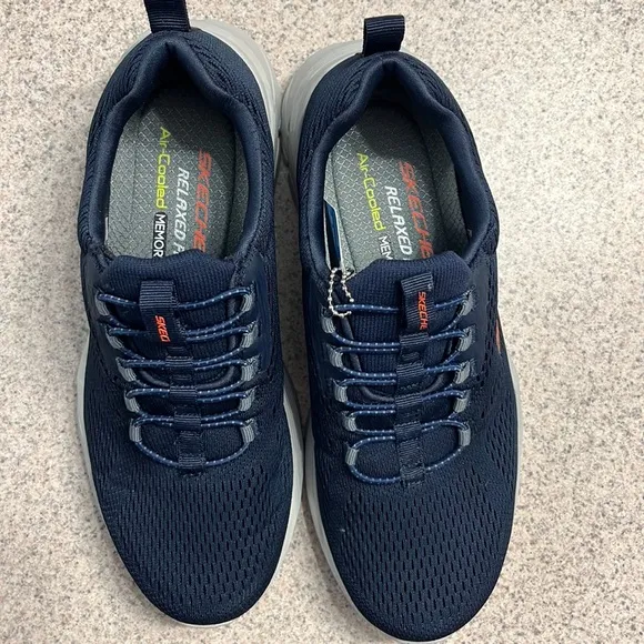NWT Skechers Relaxed Fit sneakers Navy Blue