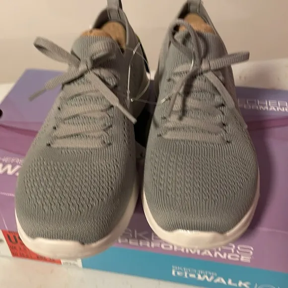 NWT SKECHERS Women's GoWalk Performance Joy Slip-on Sneaker GREY
