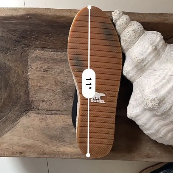 NWT Sorel Ella Leather Slip On Espadrilles Shoes