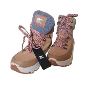 NWT SOREL Kinetic BreakthruConquest Waterproof US 7.5TawnyBuff/Velvet Tan boot