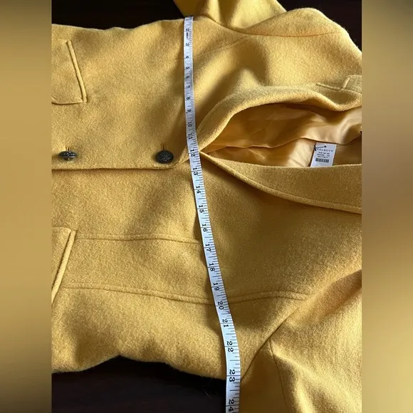 NWT Talbots | Wool Blend Blazer Harvest Gold | Size 16 | Ornate Metal Buttons