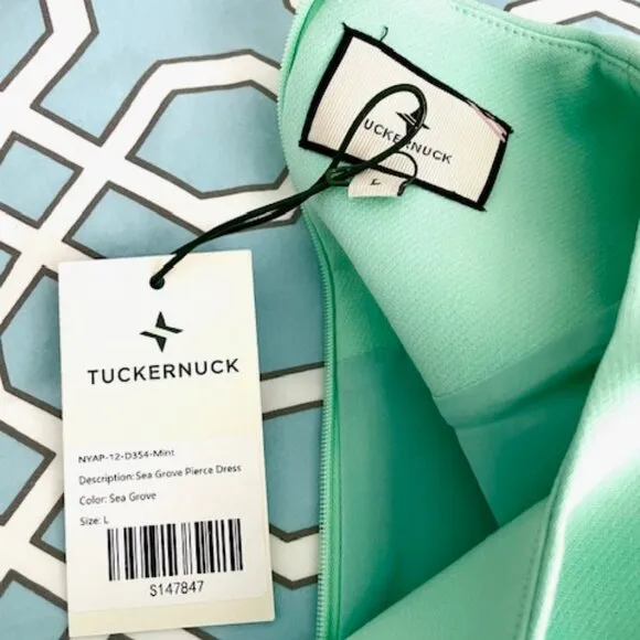NWT TUCKERNUCK Sea Grove Mint Green Pierce Dress Size Large