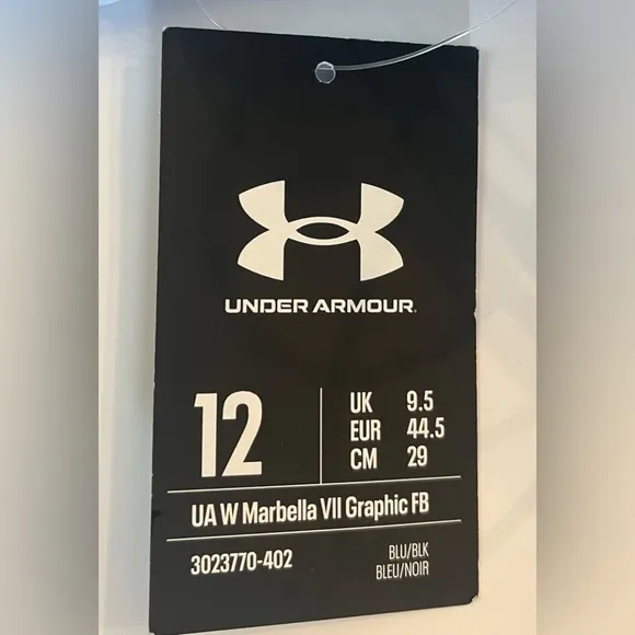 NWT under Armour memory foam Marbella VII graphic FB slides shoes Sz 12